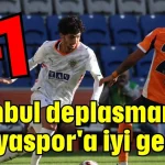 İstanbul deplasmanı Alanyaspor'a iyi geliyor 1-1