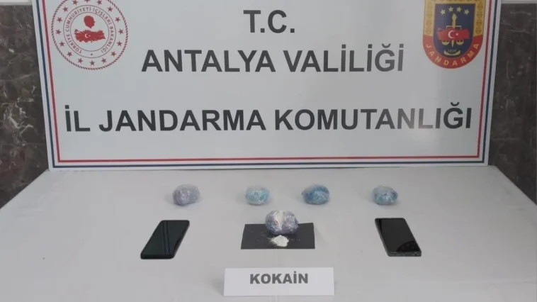 Jandarmadan Alanya’da kokain baskını