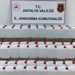Jandarmadan kaçak alkol operasyonu