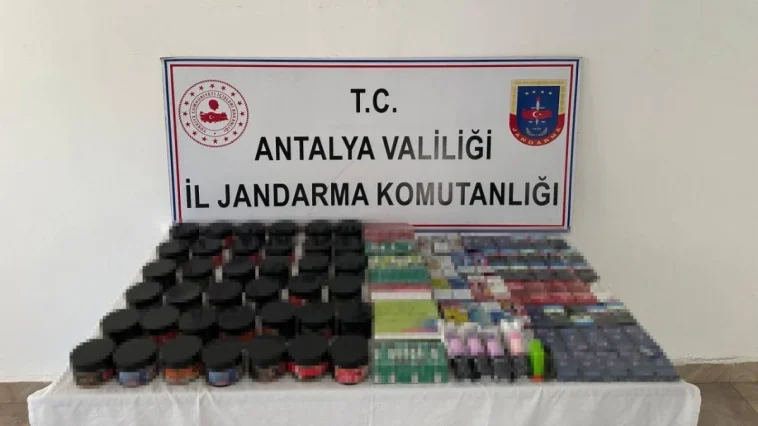 Jandarmadan Manavgat’ta kaçak sigara operasyonu