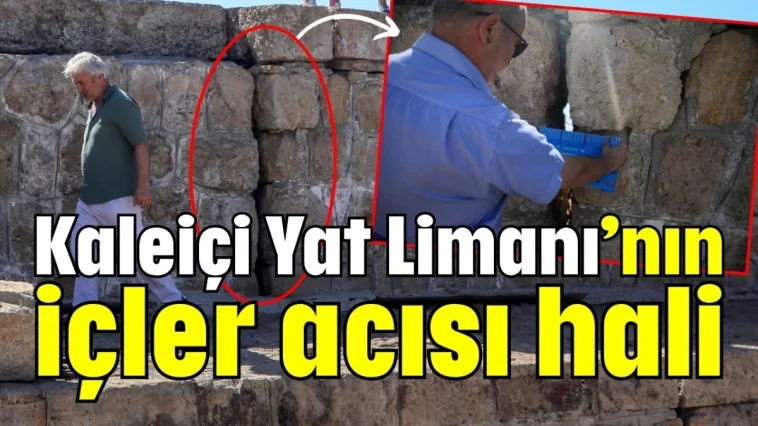 Kaleiçi Yat Limanı’nın içler acısı hali