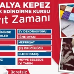 Kepez Meslek Edindirme Kursları kayıtları başladı