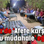 Kepez'de 'Afete karşı doğru müdahale' eğitimi