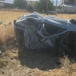 Kontrolden çıkan otomobil şarampole yuvarlandı: 1 ölü