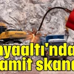 Konyaaltı'nda dinamit skandalı