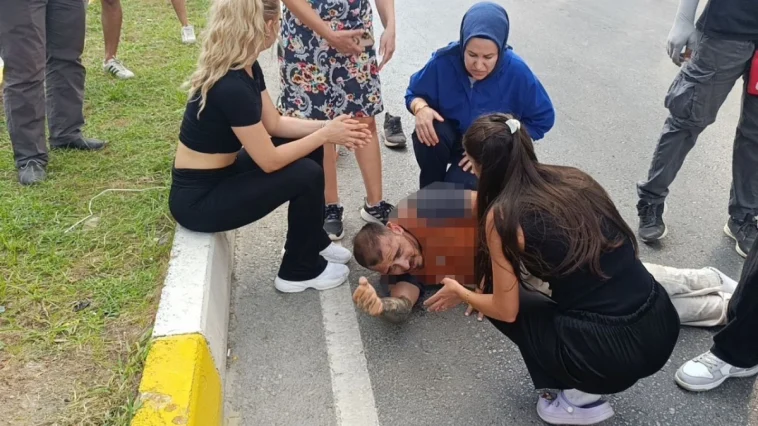 Kuryelerin seyir halinde sohbeti hastanede bitti