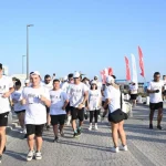 Manavgat kıyılarında 'Mavi Hareket Koşusu'