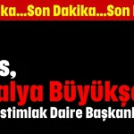 Polis, Antalya Büyükşehir Belediyesi Emlak İstimlak Daire Başkanlığı'nda