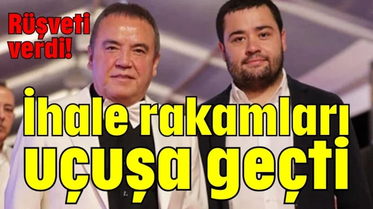 Rüşveti verdi! İhale rakamları uçuşa geçti