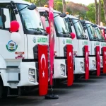 Serik Belediyesi 10 yeni çöp kamyonu aldı