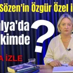 Şükrü Sözen'in Özgür Özel iddiası! Antalya'da sıra kimde?