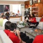 TEKNOFEST’te derece alan öğrencilerden Başkan Topaloğlu’na ziyaret