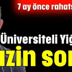 Üniversiteli Yiğit'in hazin sonu