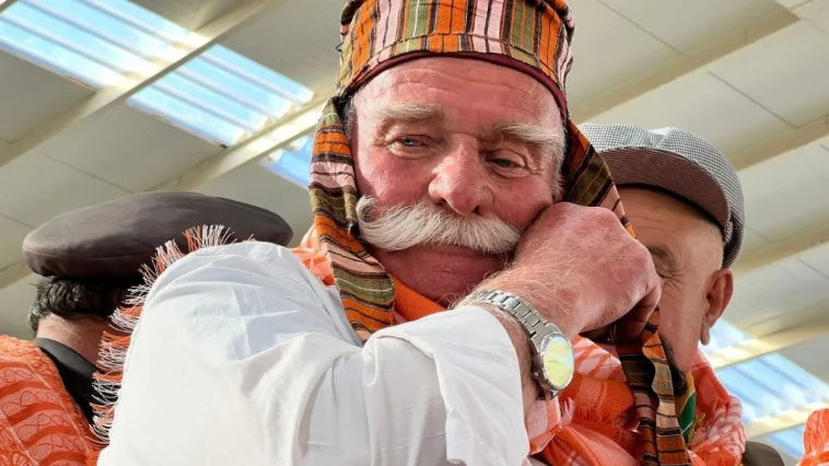 Yörük Şenliği’nde pala bıyıklar yarıştı