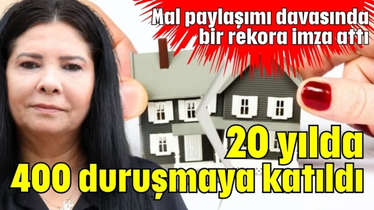 20 yılda 400 duruşmaya katıldı