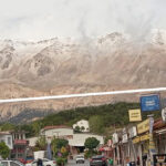 Bu görüntüler sıcağıyla meşhur ilimizden: Mevsimin ilk karı düştü