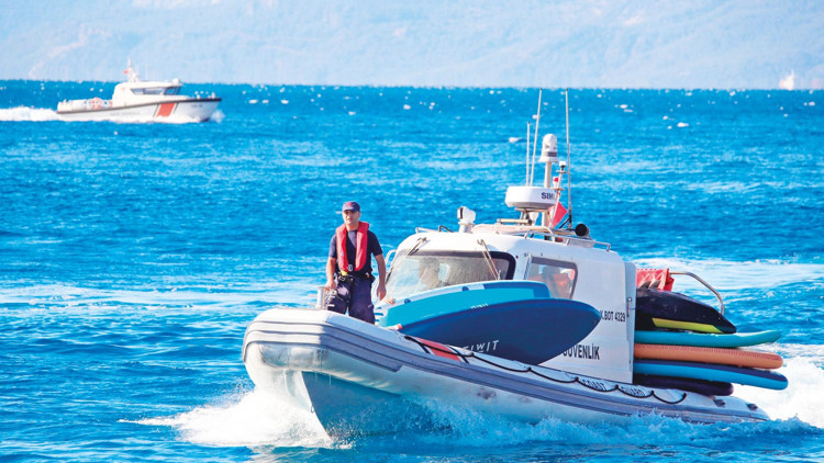 Kürek sörfü faciayla bitiyordu