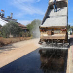 Duacı Mahallesi’nde yol yenileme çalışması
