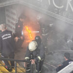 İş hanındaki yangın kısa sürede söndürüldü