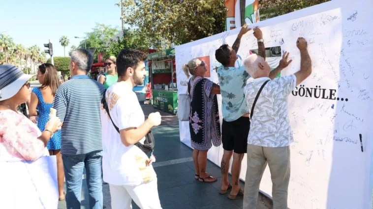 Alanya, Filistin için tek yürek oldu