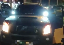 Alanya'da çakarlı araç sürücüsüne ceza