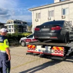 Alanya'da drift atan sürücüye 92 bin TL ceza