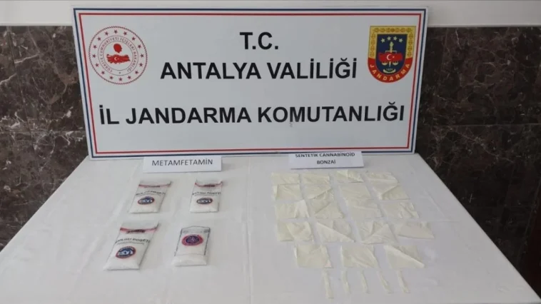 Alanya’da jandarmadan uyuşturucu operasyonu