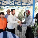 Alanya'daki yangın bölgesinde zeytin fidanı dağıtıldı