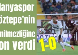 Alanyaspor Göztepe'nin yenilmezliğine son verdi: 1-0