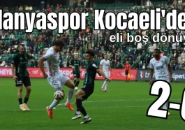 Alanyaspor Kocaeli'den eli boş dönüyor: 2-0