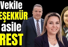 Antalya Büyükşehir bürokratından vekile teşekkür, asile rest