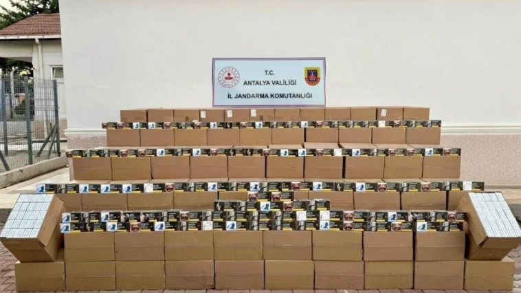 Antalya'da 5 milyon makaron ele geçirildi