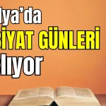 Antalya'da 'Edebiyat Günleri' başlıyor