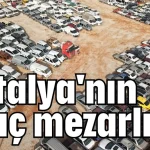 Antalya'nın araç mezarlığı!