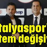Antalyaspor'da sistem değişiyor