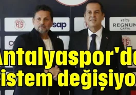 Antalyaspor'da sistem değişiyor