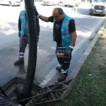 ASAT, Kepez'de yağmursuyu hatlarını temizliyor