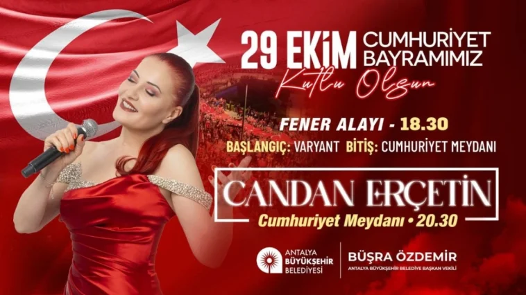 Büyükşehir Belediyesi'nden Cumhuriyet Bayramı konseri