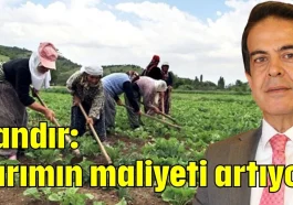 Çandır: Tarımın maliyeti artıyor