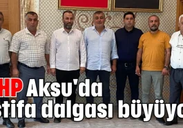 CHP Aksu'da istifa dalgası büyüyor