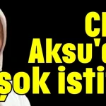 CHP Aksu'da şok istifa