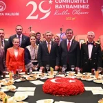 Cumhuriyetin 102'nci yılı resepsiyonla kutlandı