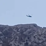 Dağda mahsur kalan 2 kişi askeri helikopterle kurtarıldı