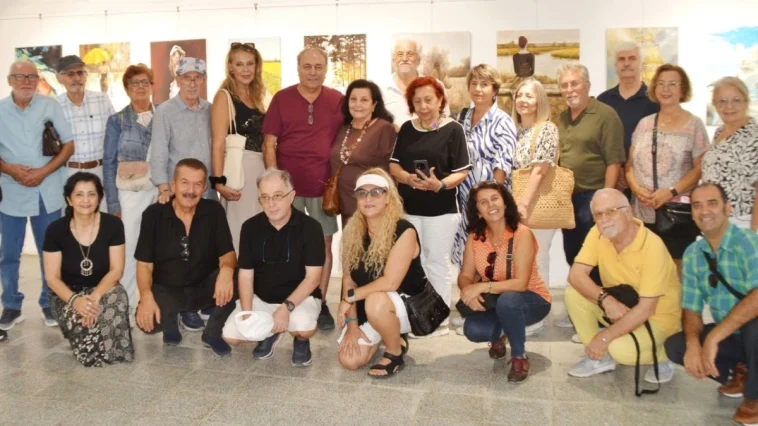 Emekli mühendisten 13'üncü resim sergisi