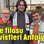 Gazze filosu aktivistleri Antalya'da