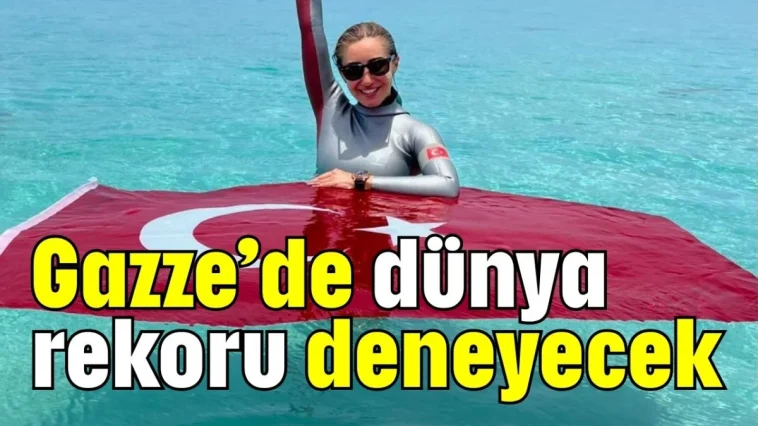 Gazze'de dünya rekoru deneyecek