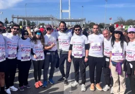 Görme engelli bireyler tandem bisiklete erişsin diye koştular