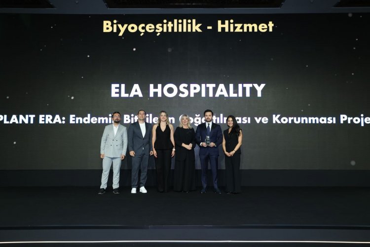 ELA HOSPITALITY, SÜRDÜRÜLEBİLİR İŞ ÖDÜLLERİ’NDE BİYOÇEŞİTLİLİK ÖDÜLÜNÜN SAHİBİ OLDU
