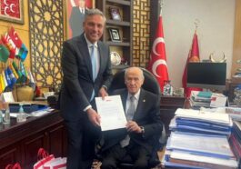 BAŞKAN BAĞLIKAYA’DAN DEVLET BAHÇELİ’YE ZİYARET