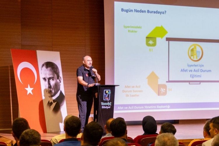 BELEDİYE PERSONELİ VE TURİZM ÇALIŞANLARINA AFAD’DAN UYGULAMALI EĞİTİM